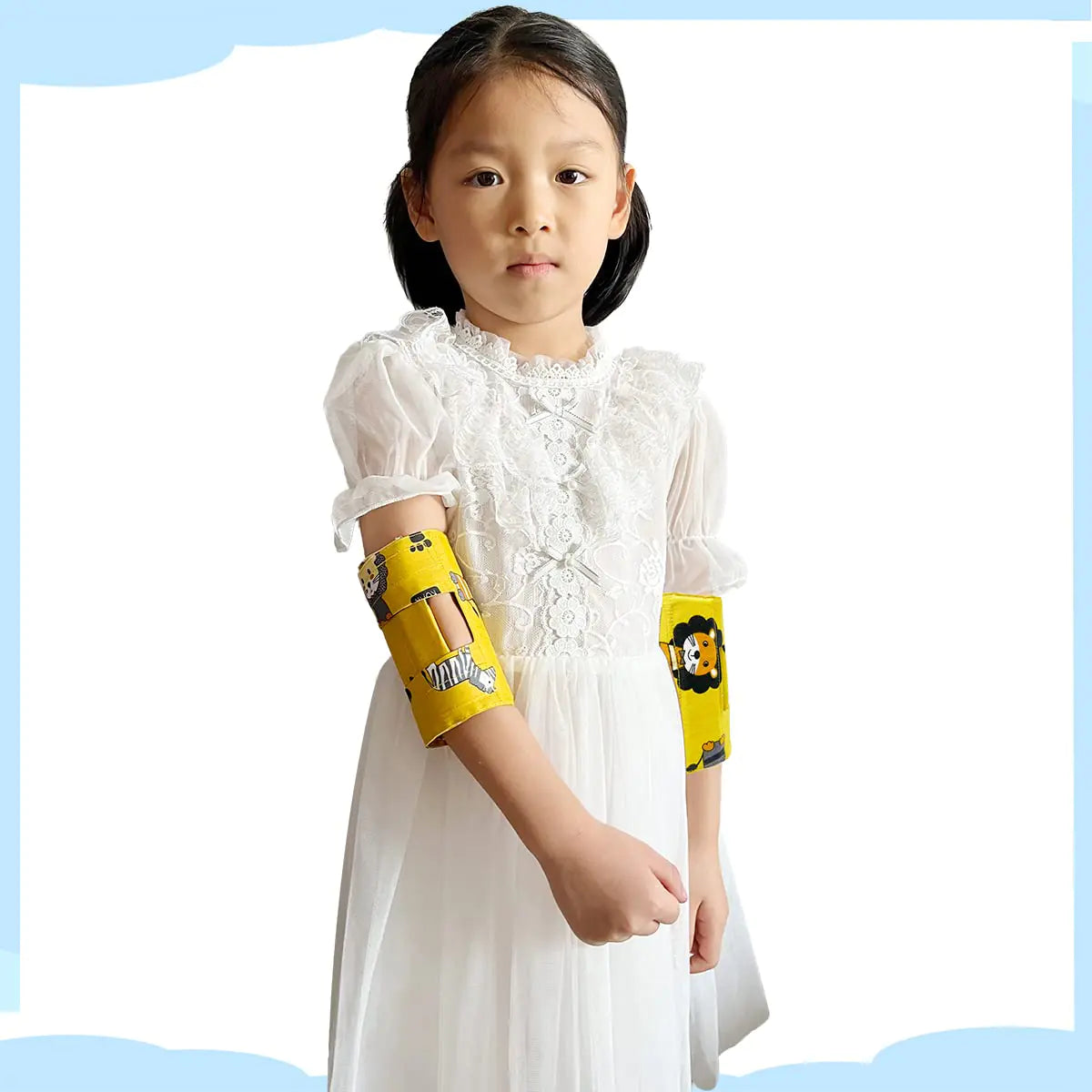 Prevent Scratching Face Thumb Sucking Habit Pulling IV Tubes Elbow Immobilizer Splint & Arm Restraint Wrap for Babies Kids-Prevent HAND-TO-FACE habits (Large(2pcs))