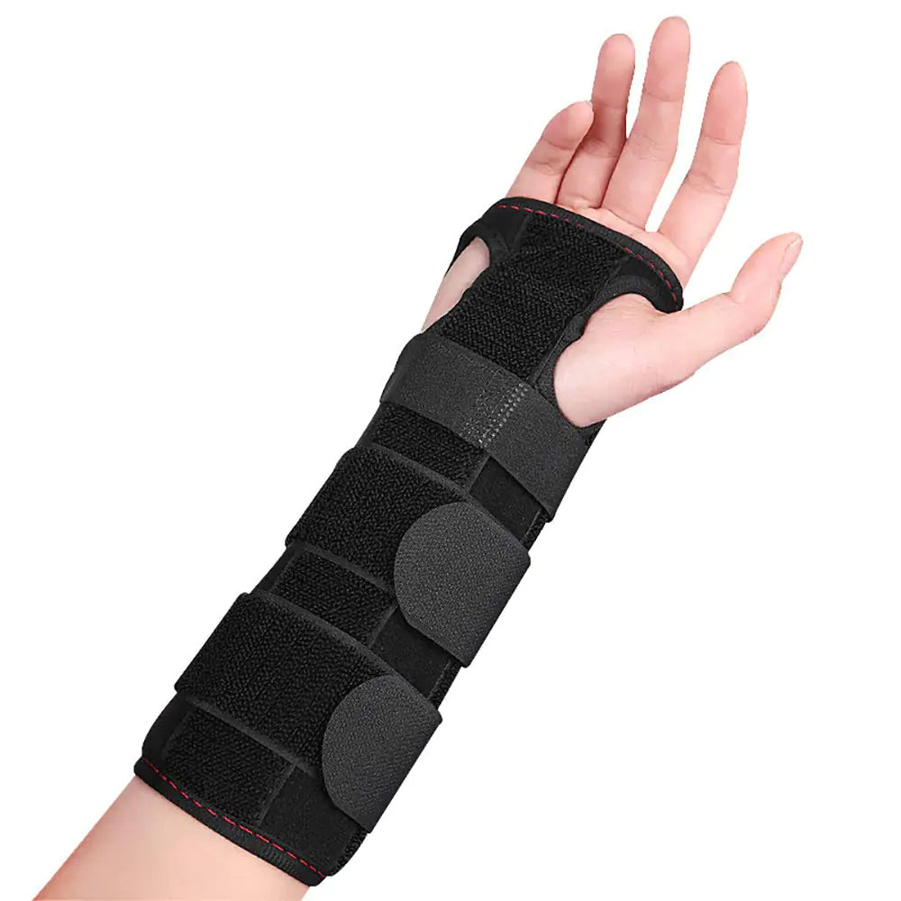 Offtrte Carpal Tunnel Splint Wrist Brace for Men&Women Adjustable Compression Wrist Support for Right and Left Hands for Wrist Pain Relief Tendonitis Arthritis Sprains (Black)