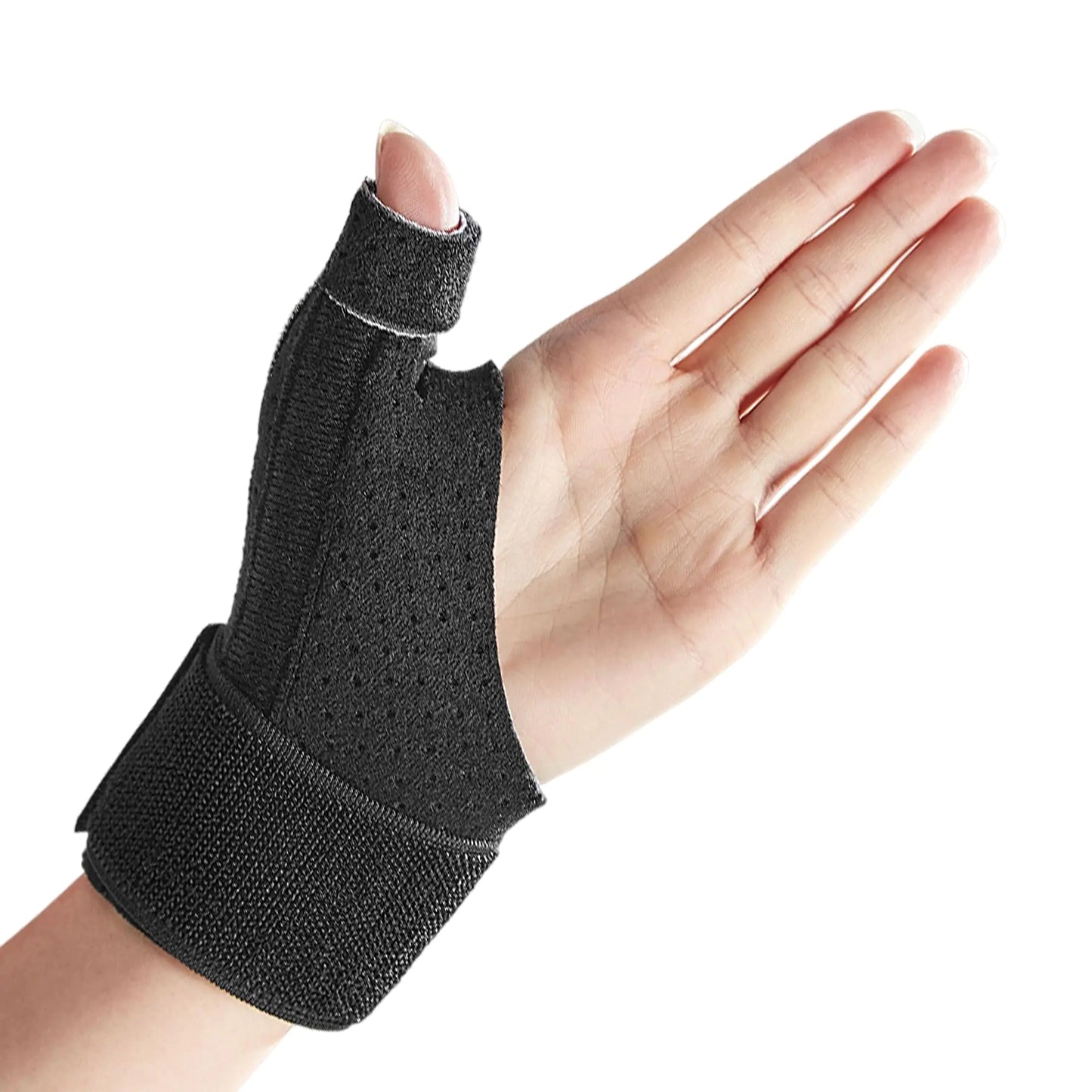 Kmtooon Thumb Splint - Thumb Brace Stabilizer Splint for Trigger Finger Pain Relief Arthritis Tendonitis BlackBerry Thumb Sprained