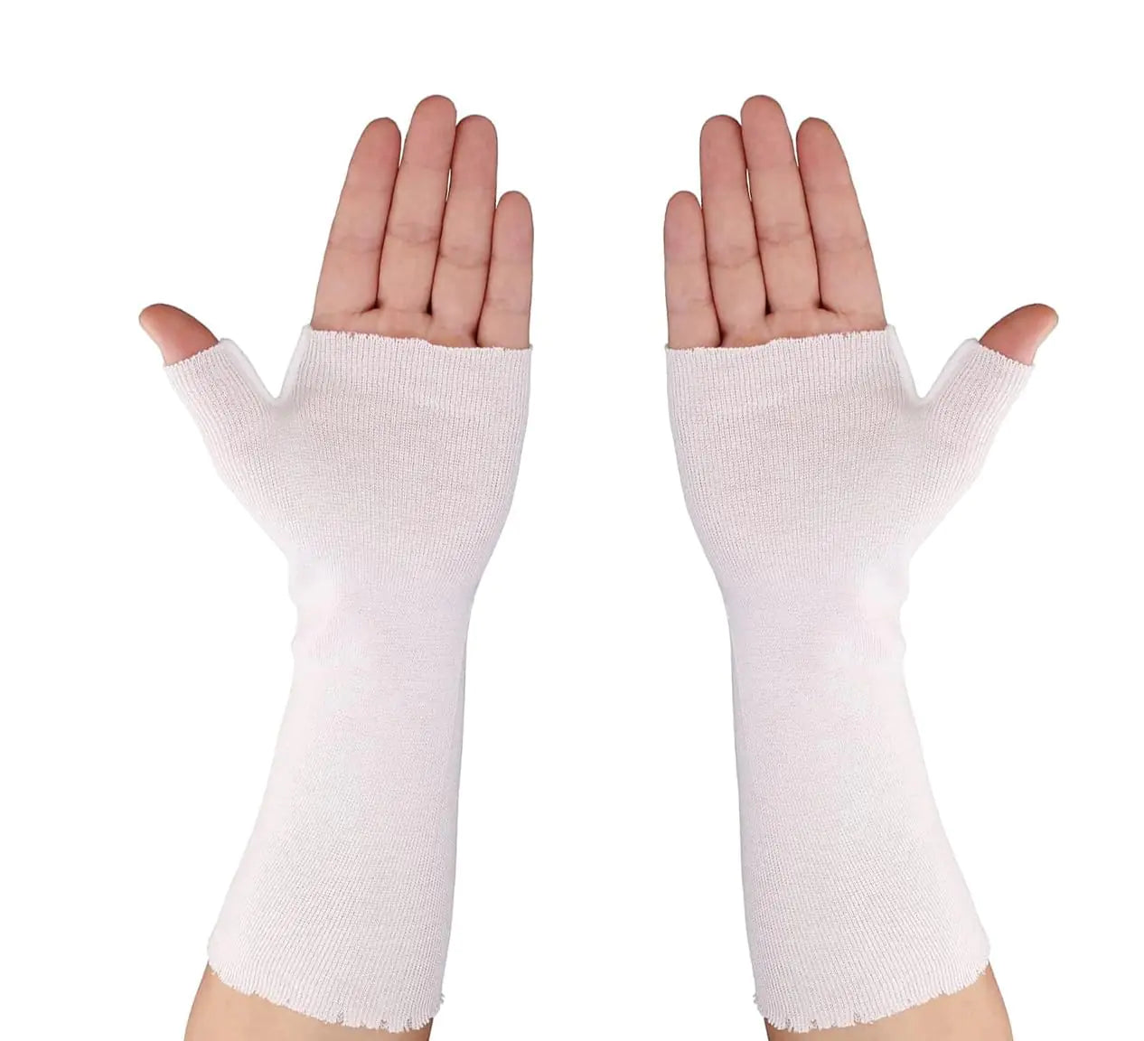 GZFQJJ Hand Socks for Splint Wrist and Thumb Spica Wrap LinerArm Cast Cover Cotton Stockinette Sleeve for Under Brace for Women Men(Pack of 10) (X-Small)