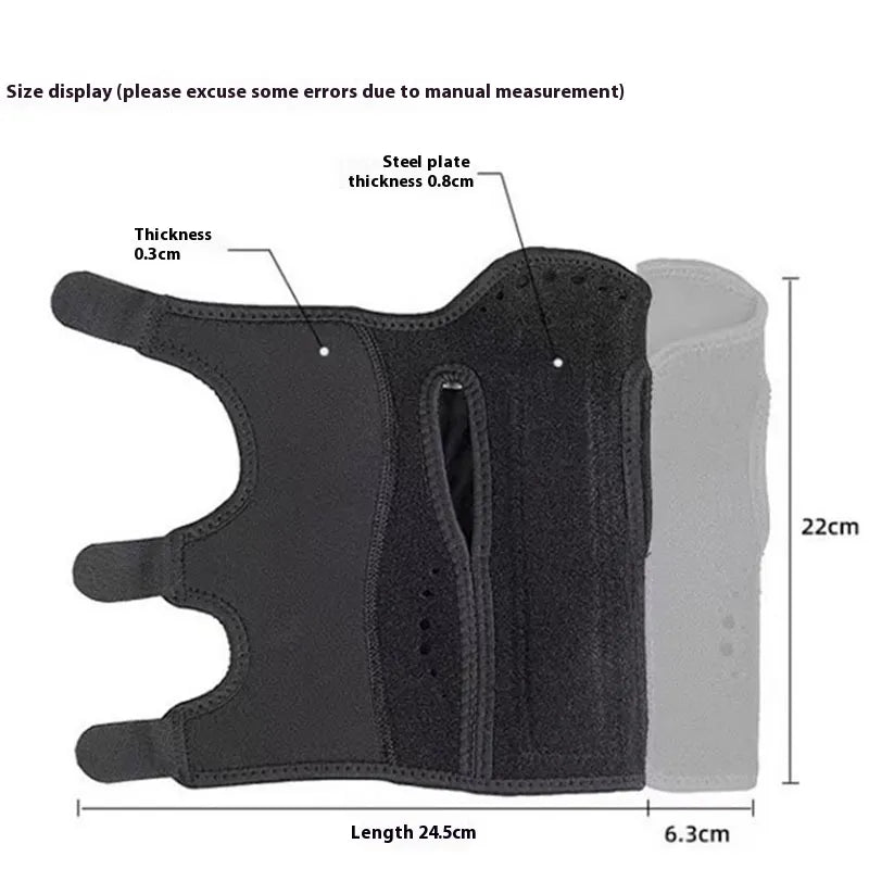 Adjustable Steel Plate Athletic Wristguards