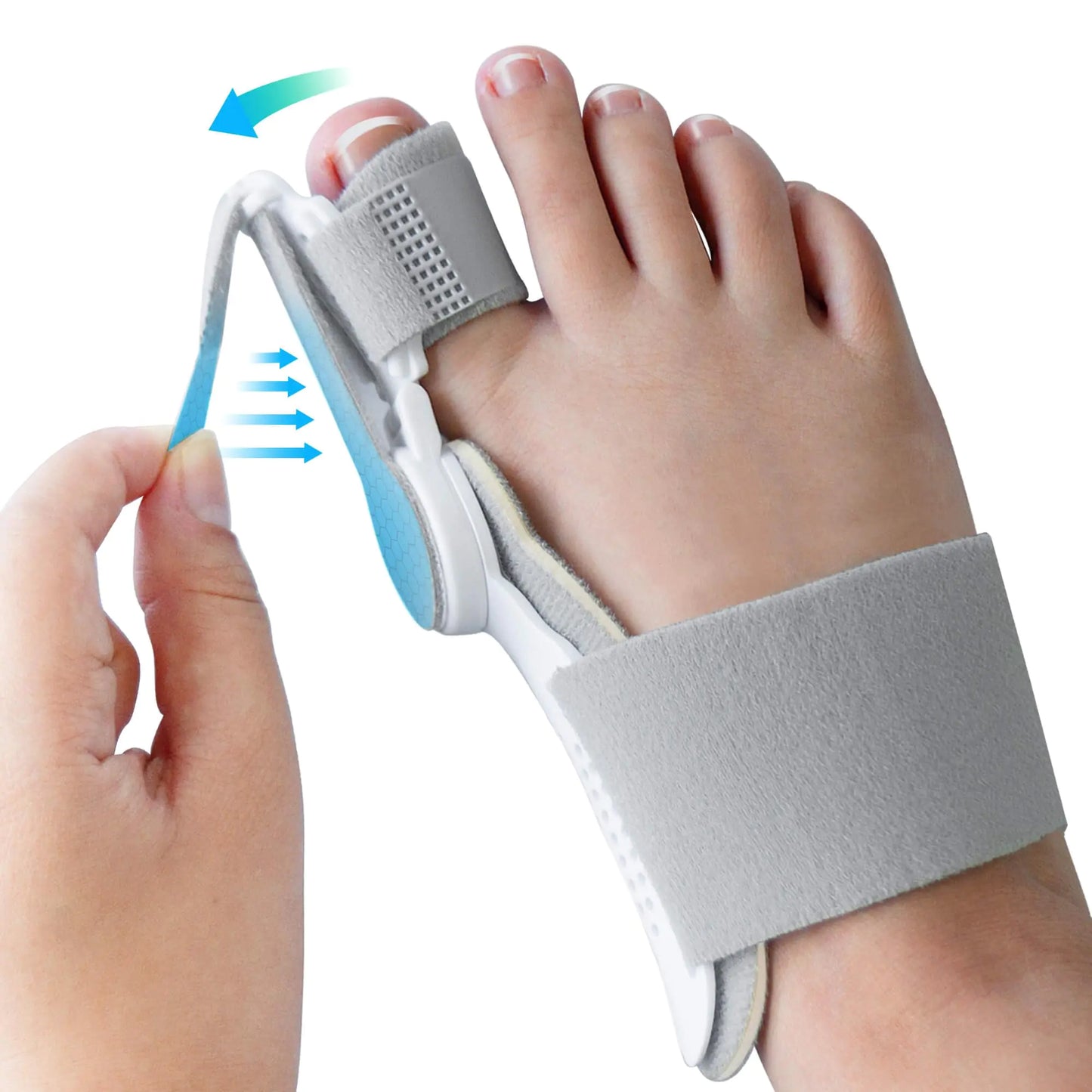 DIKDOC Bunion Corrector for Women Men - Adjustable Bunion Splint Day Night for Big Toe Separator for Bunion Relief Orthopedic Toe Straightener Suitable for Left and Right Feet 1PCS