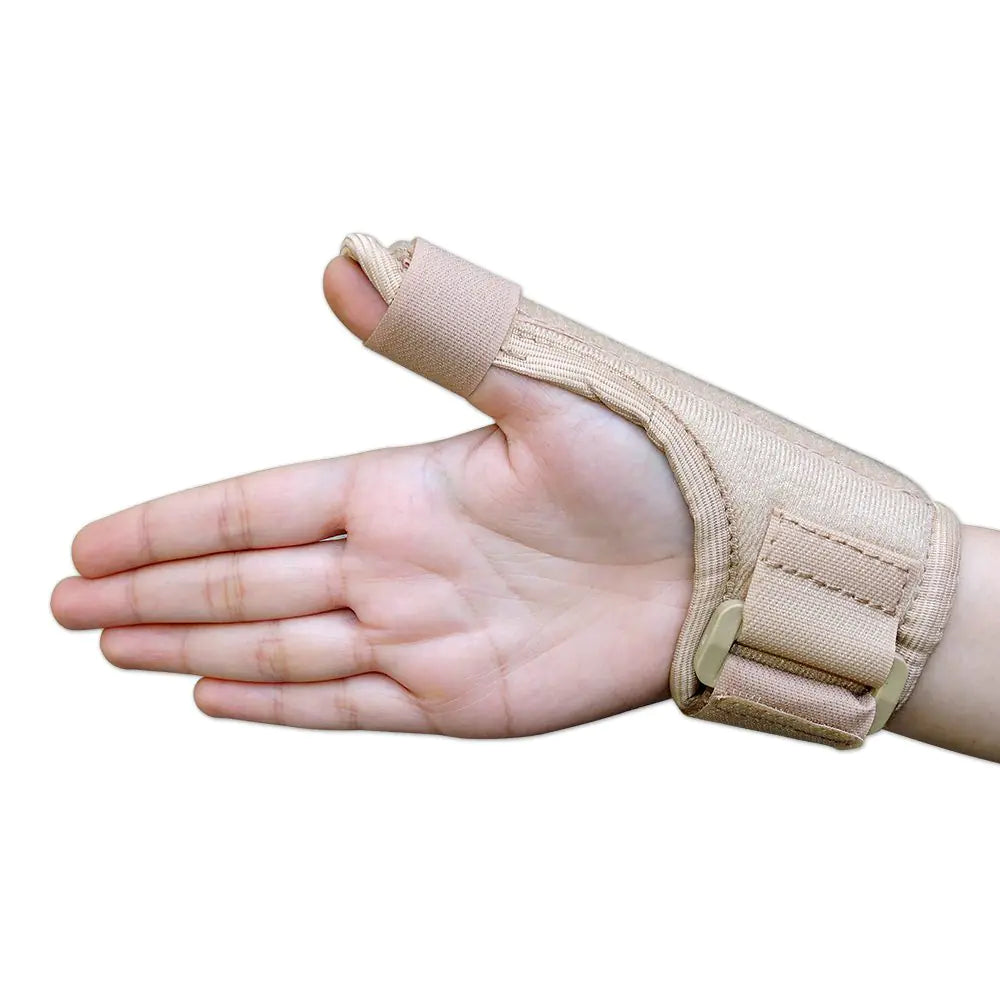 HealthGoodsIn - Pediatric Thumb Spica Splint | Thumb Spica Splint for Kids | Thumb Brace for Tissue Injuries | Support Brace with Thumb Spica Lightweight Breathable | Fits Both Hands