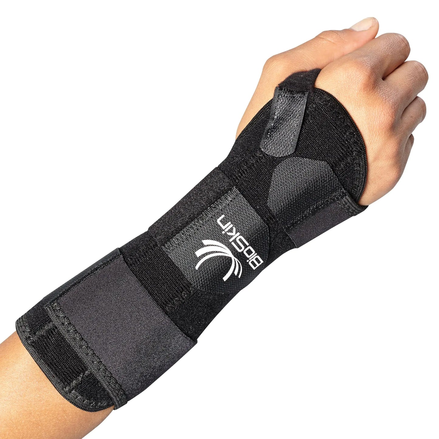 BioSkin Carpal Tunnel Wrist Brace Adjustable Hand Brace For Arthritis Pain And Support Tendonitis Wrist Sprains Night Wrist Sleep Support Brace Wrist Splint Wrist Support For Women And Men HSA or FSA Eligible
