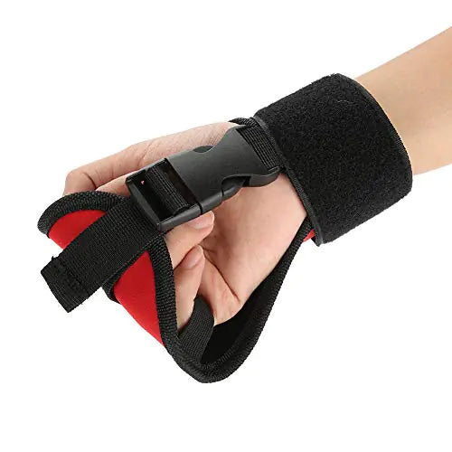 Finger Splint Brace ability Finger Anti Spasticity Rehabilitation Auxiliary Training Gloves for Stroke Hemiplegia Patient and Athlete Finger Rehabilitation Universal Single Hand Grip(Snap-on gloves)