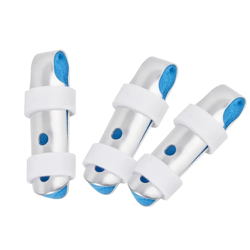 Soft Home Finger Splint 3 pcsFinger Splint Pointer Finger Finger Brace for Broken or Trigger Finger (Medium)