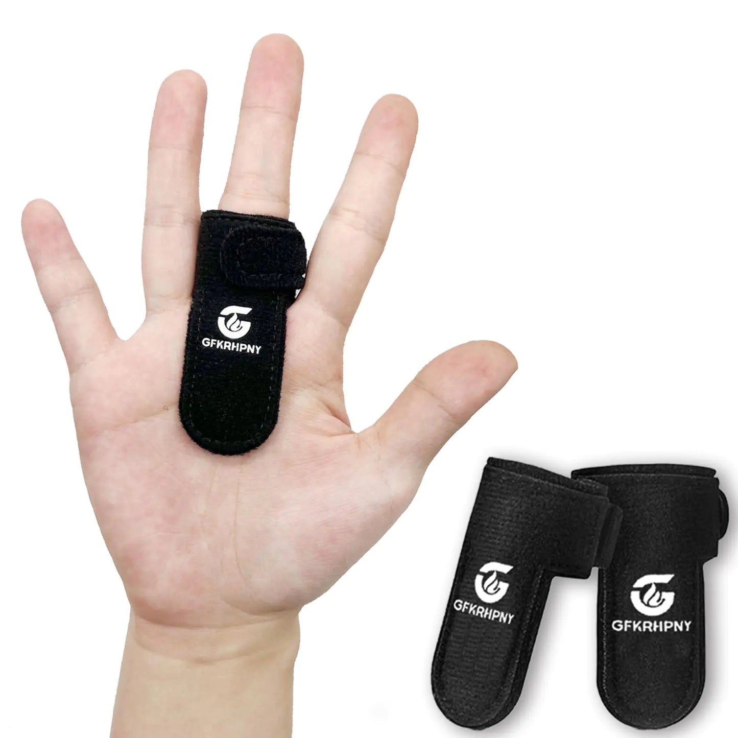 GFKRHPNY 2PCS Trigger Finger Splint - Finger Brace for Thumb Index Middle Ring and Pinky Finger - Left Or Right Hand