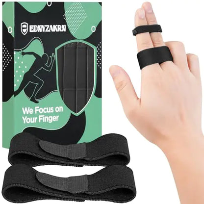 EDNYZAKRN 10 Pack Buddy Tape Finger Straps 2 Finger Splint for Broken Finger Trigger Finger Washable and Reusable Finger Brace for Joint Stabilizer for Sport Injured