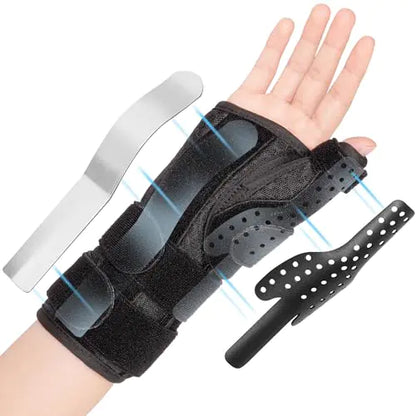 joingood Thumb Spica Splint & Wrist Brace De Quervains Tenosynovitis Brace Carpal Tunnel Wrist Brace Support Trigger Thumb Splint for Tendonitis Arthritis Thumb Stabilizer Wrist Support(RightS)