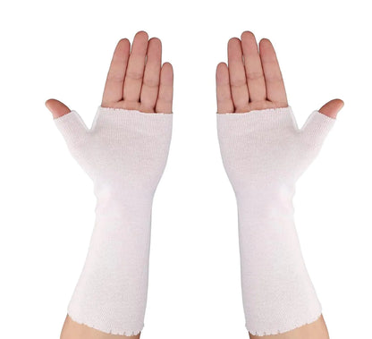 GZFQJJ Hand Socks for Splint Wrist and Thumb Spica Wrap LinerArm Cast Cover Cotton Stockinette Sleeve for Under Brace for Women Men(Pack of 10) (X-Small)