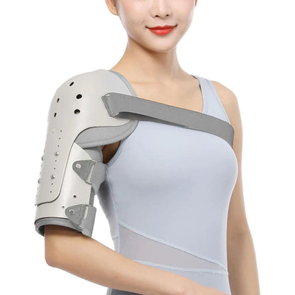 TARSHYRY Medium Humeral Shaft Fracture Splint Lightweight and Breathable Upper Arm Brace Left/Right ArmBone Humerus Fracture for Men and Women (Right Shoulder)