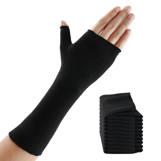 Willcom Hand Socks for Splint Tubular Stockinette Tubing for ArmElastic Arm Cast Cover Cotton Sleeve for Under Cast WrapWrist Brace Liner Gauze Sleeve for Men and Women (10 PcsSmall3x10.6 inch)
