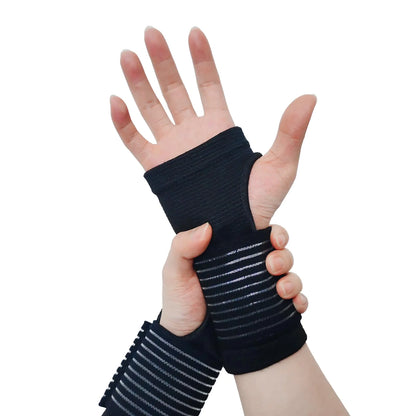 WOXVM 2 Pack Wrist Brace Compression Wrist Support Splint for Women Men Adjustable Wrist Strap Compression Wraps Fit Right Left Hand for Fitness Carpal Tunnel Arthritis Tendonitis Wrist Pain