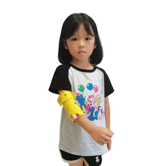 2PCS Elbow Immobilizer Splint & Arm Restraint Wrap for Babies Kids-Stop HAND-TO-FACE habits Stop Thumb Sucking Habit Scratching Face Pulling Hair (LARGE-2PCS)