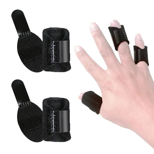 YHOUMEW Small Finger Splints Kids (2Pcs) Trigger Finger Splint Thumb Brace for Broken Fingers Straightening Arthritis Sprain Finger Protector Support for Thumb/Middle/Ring/Index/Pinky Finger